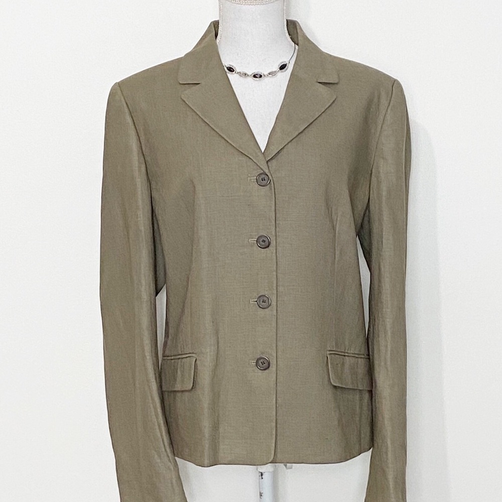✔️J. CREW| 100% Linen Blazer|Size 14